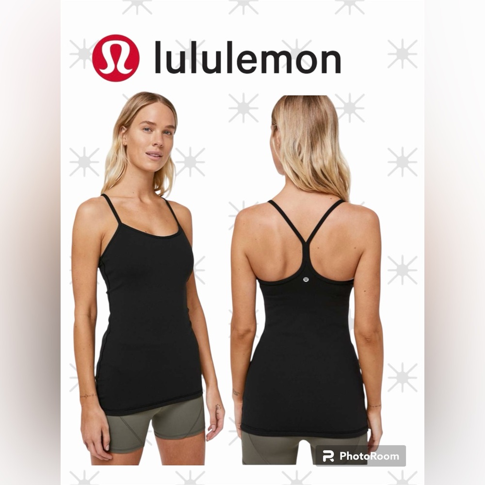 GUC
Lululemon Power Y Tank  Sz 6. Black. Used but great condition